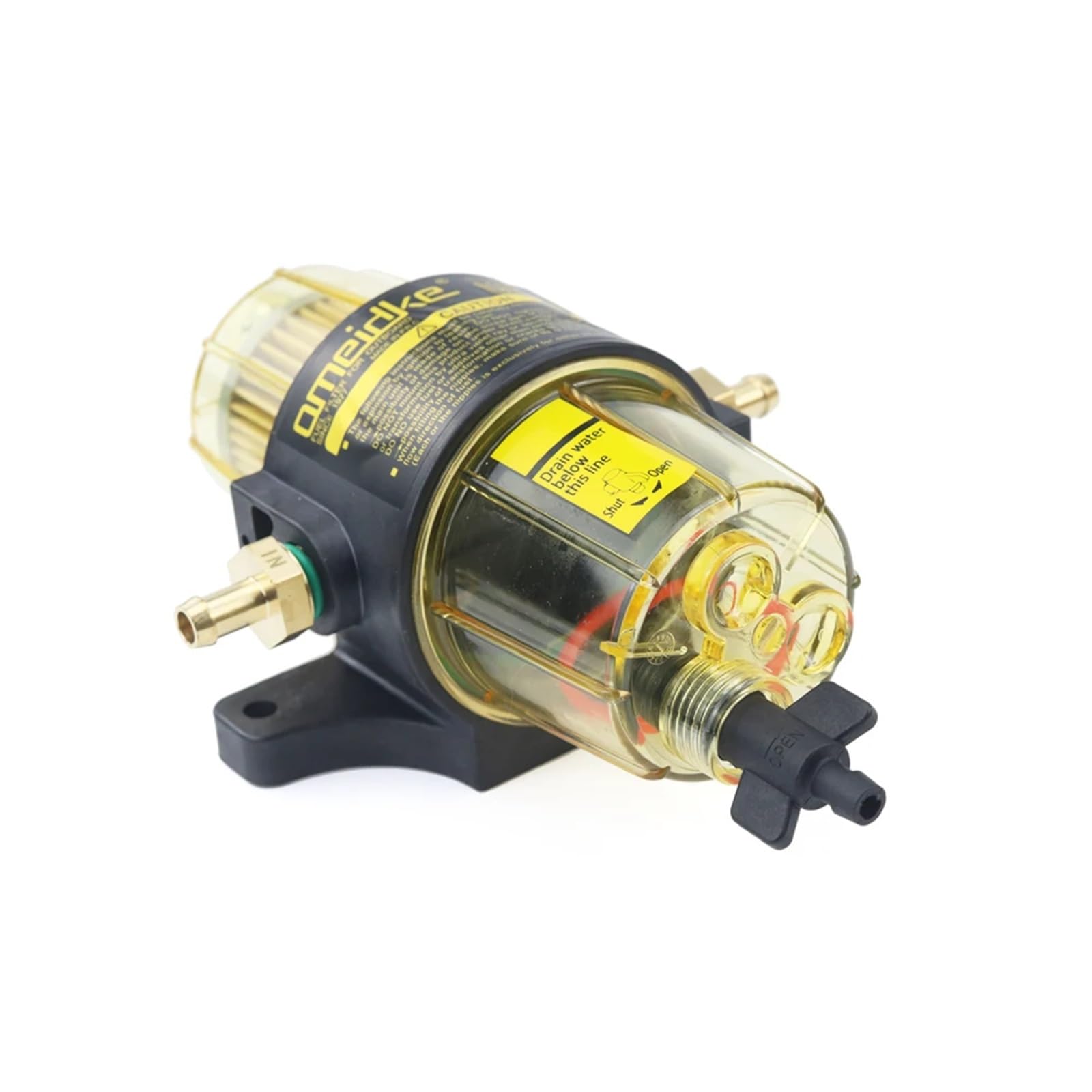 Filtro carburante UF10K Gruppo separatore acqua UF-10K con 2 elementi filtranti for motore fuoribordo
