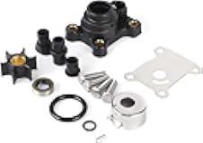 Water Pump Impeller Kit Fits Johnson Evinrude 8-15HP Replaces 18-3327 394711
