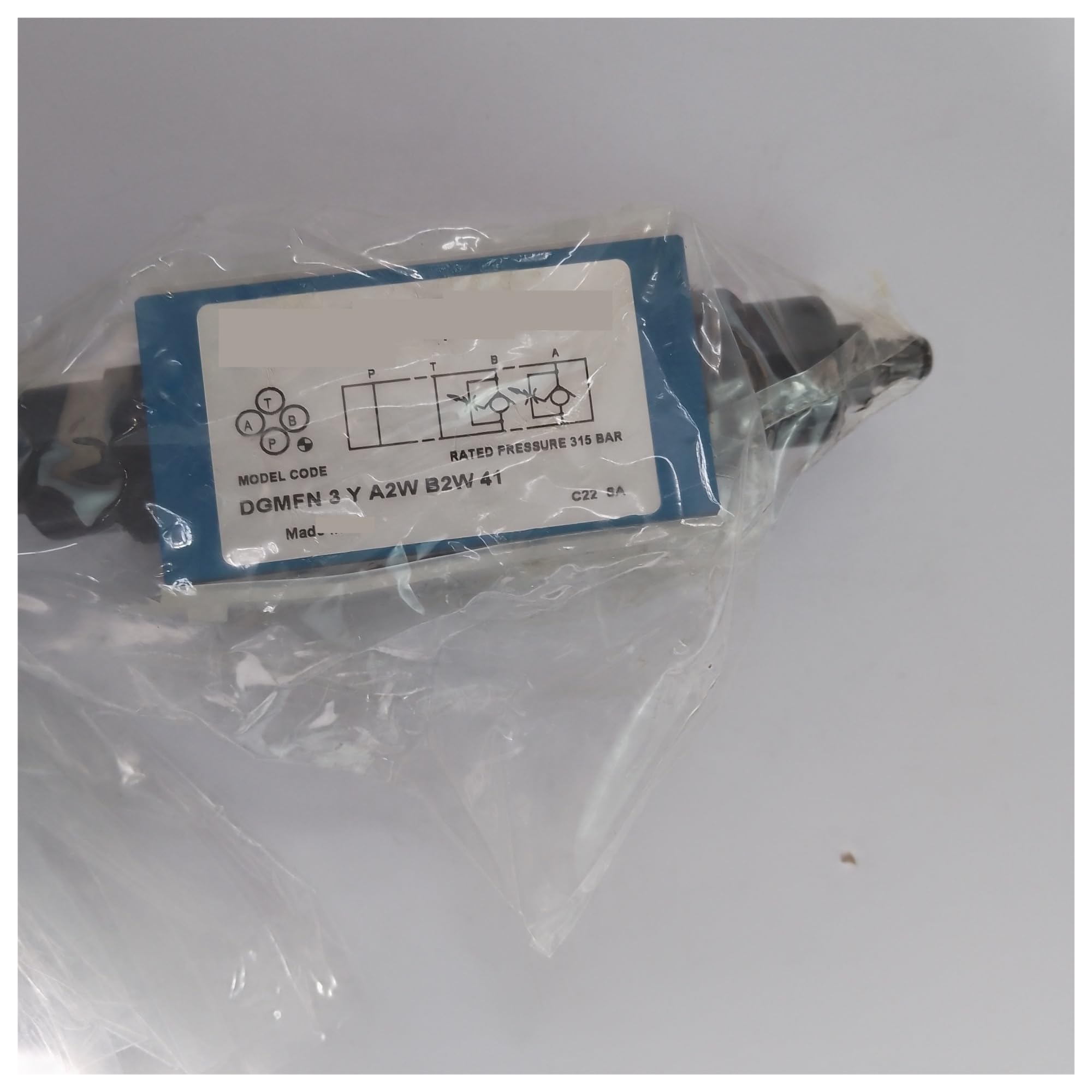 Vanne DGMFN-3-Y-A2W-B2W-41 de régulation de débit hydraulique modulaire