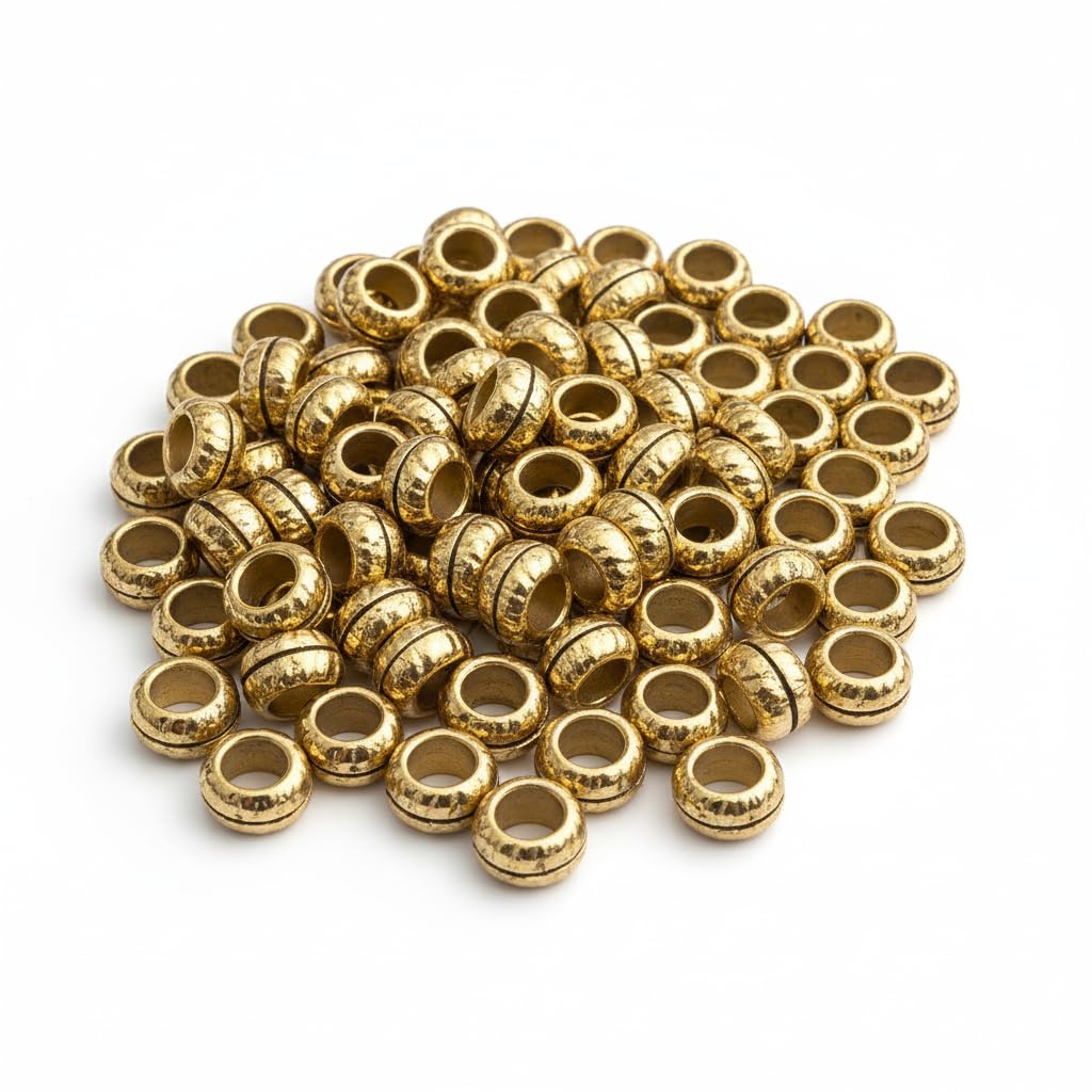 Feather Wave® Pigeon Hyderabadi Design Leg Metal Sound Ring. - 50 Pcs