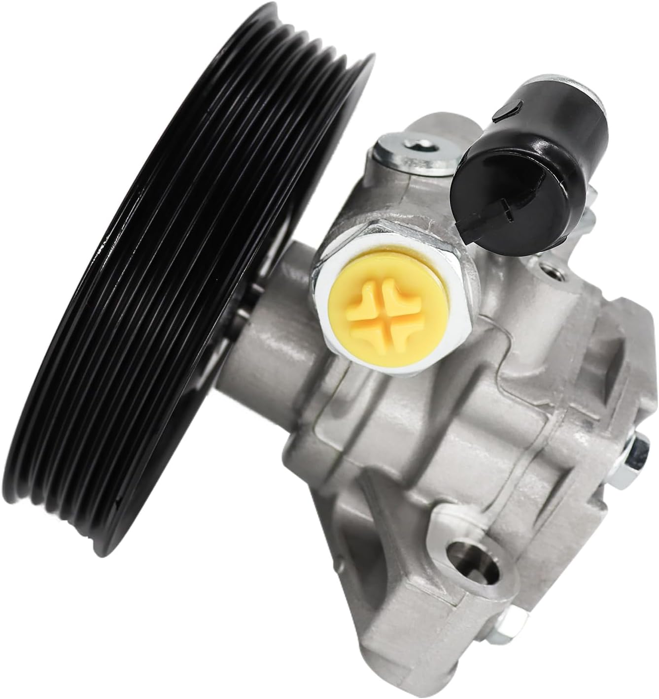 Detroit Axle - Power Steering Pump for Chevy Equinox Traverse GMC Enclave Saturn Outlook Vue Pontiac Torrent Power Steering Pump with Pulley Replacement 96-2403