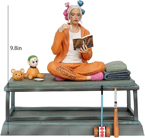 Miniatura 9 de XIGFK The Dark Knight Joker Girlfriend - Figura de acción de lujo, modelo coleccionable de 9.8 pulgadas, multicolor