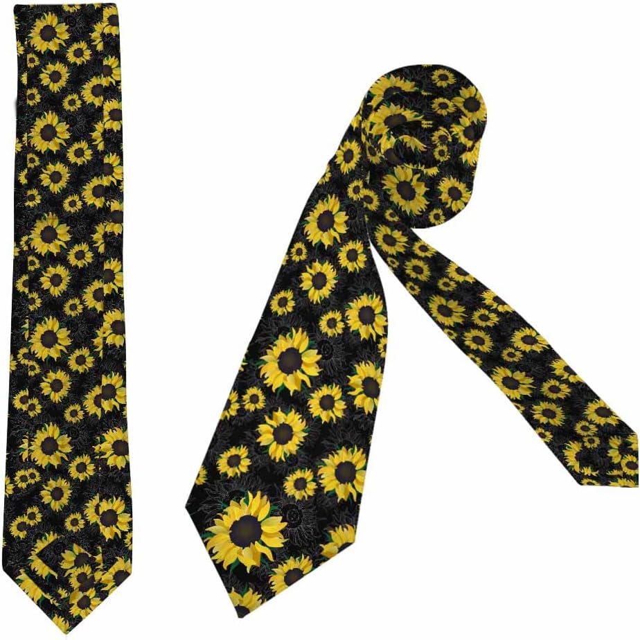 Yekiua Geometric Square Shaped Men's Tie