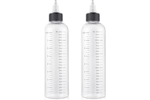 BESARME Applicator Bottle for Hair, 2-Pack Applicator Bottle for Hair Oil