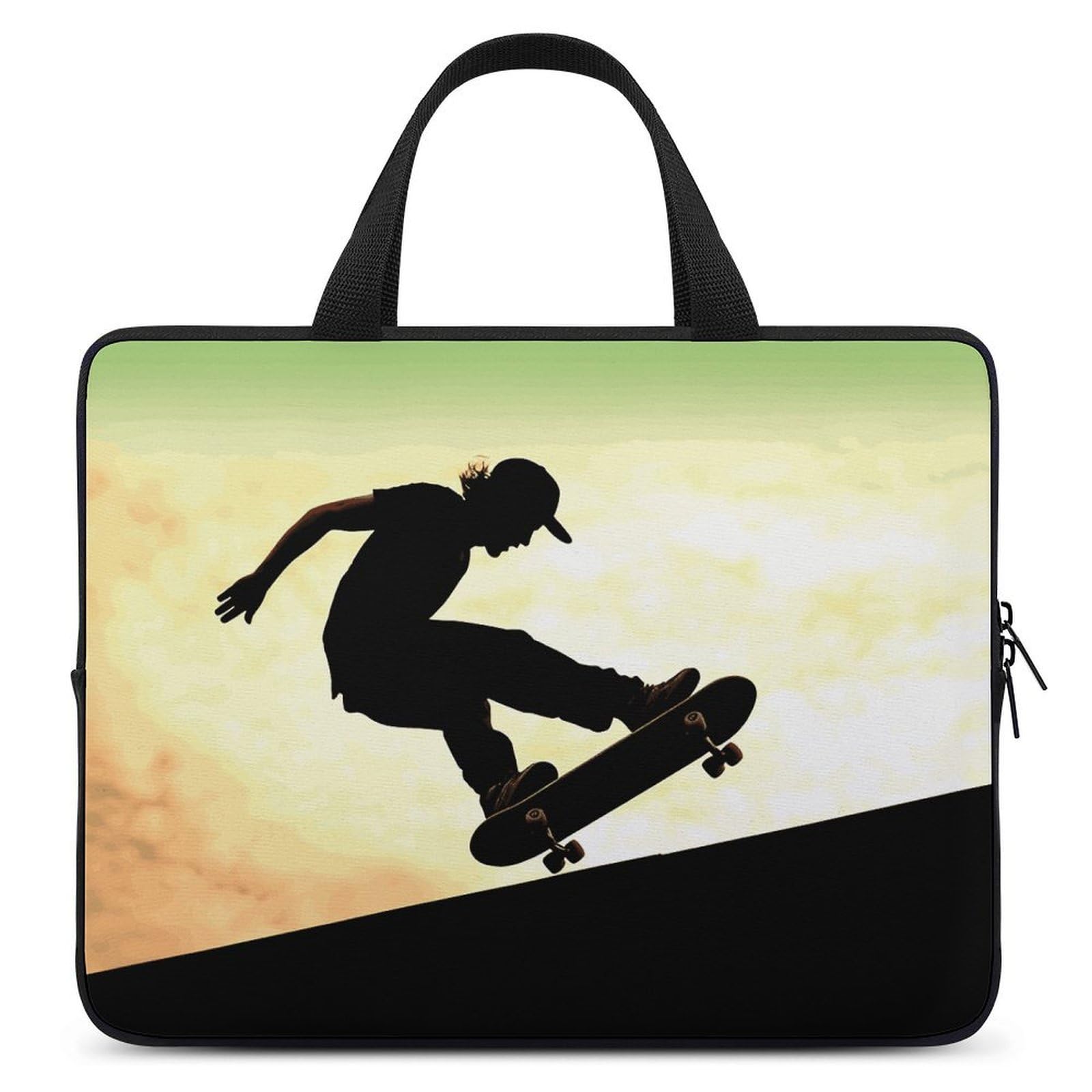 Housse de protection ultra fine, légère et imperméable pour ordinateur portable de 17", matériau en néoprène durable, sac de protection portable avec dragonne