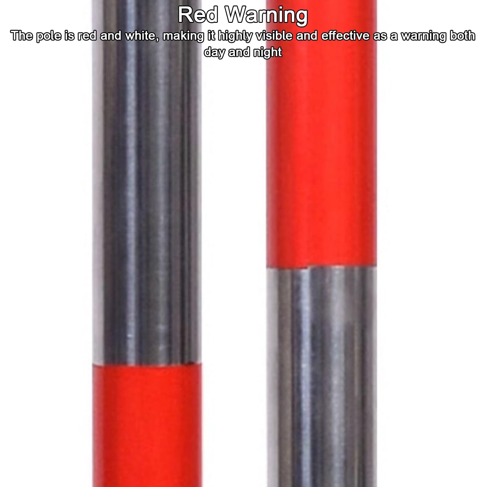 Cone de Chantier, Poteau de Signalisation, Filet de Clôture et Ruban de Signalisation Pouvant Être Accrochés, Support Pliable, pour Parkings et Sécurité Routière (2 Pièces)