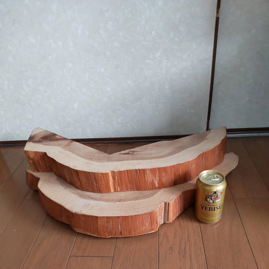 Amazon.co.jp: 飾り台置き台天然木花台床の間石台盆栽台秋田杉