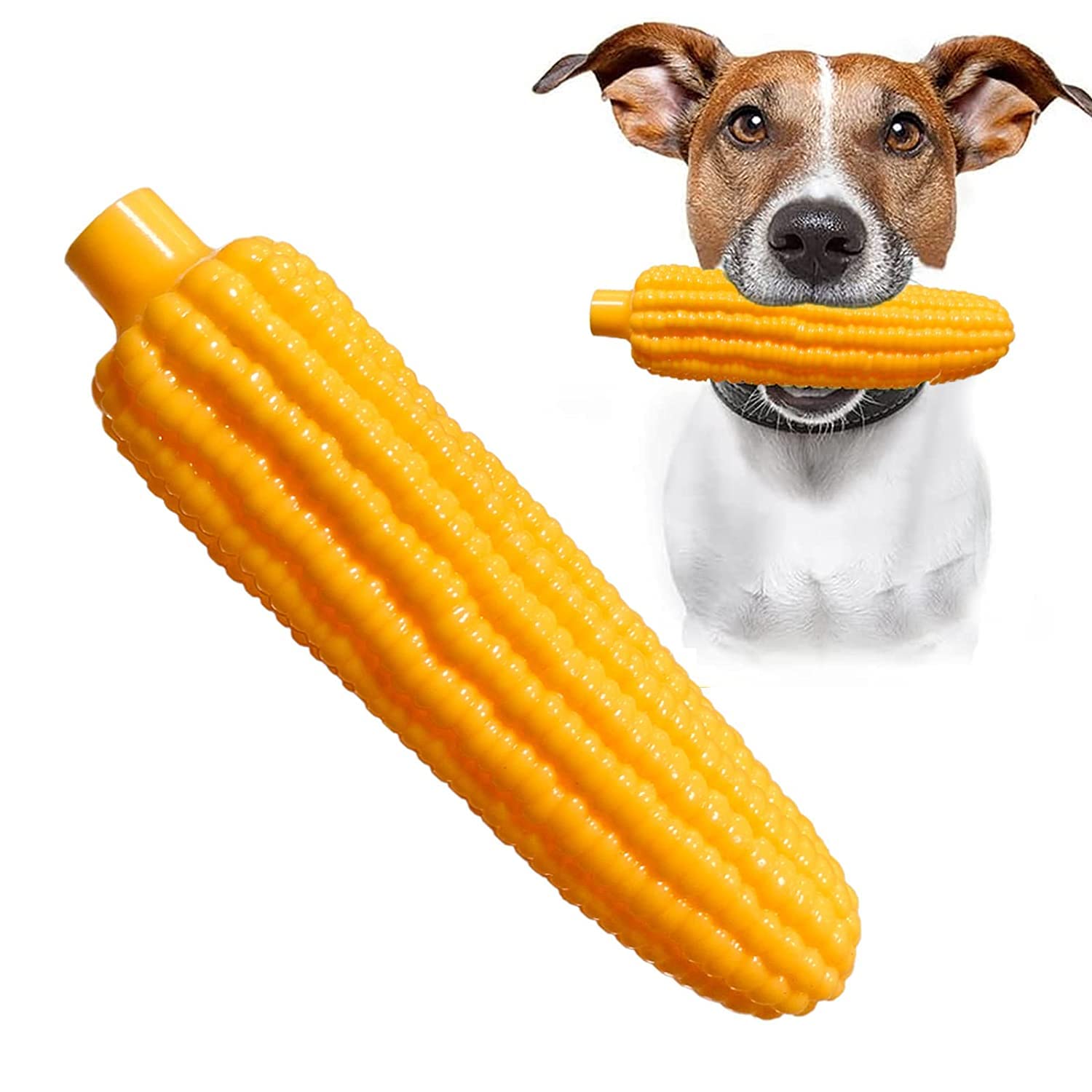 Smart Pups Squeaky Toys for Puppy,Corn-Shaped Toys for Teething, Dog Chew Toys with Squeak Puppies Toys for Small Dogs and Pyppy(Yellow Color) (B0BW3W8N9J) Amazon Price History, Amazon Price Tracker