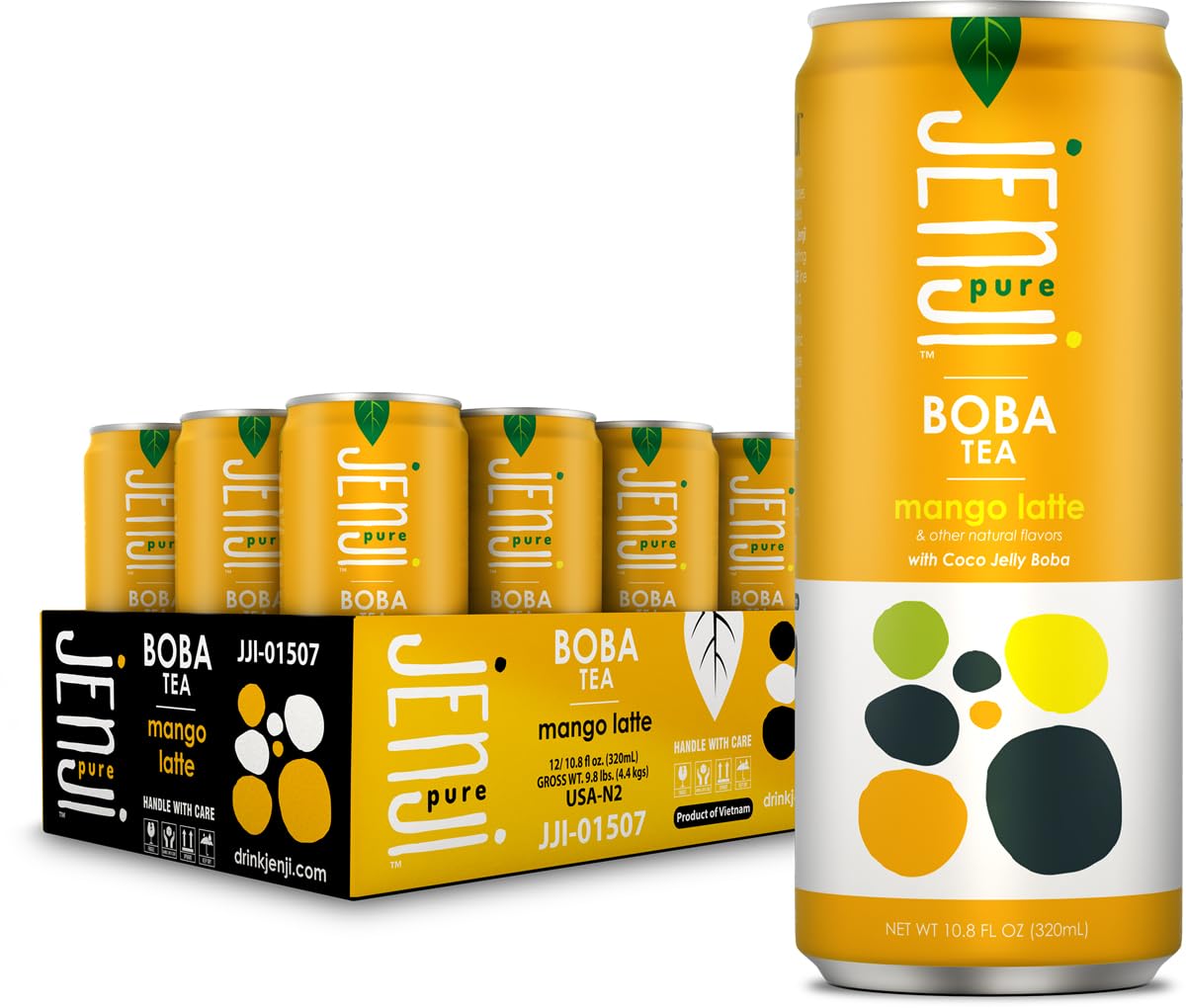マヨジャガページ Amazon.com : Jenji Pure Boba Tea, Mango Latte Flavor | 10.8 fl oz