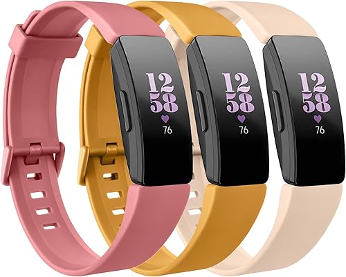 Miniatura 1 de Paquete de 3 correas de repuesto compatibles con Fitbit Inspire HRFitbit InspireFitbit Ace 2Fitbit Inspire 2, accesorio ajustable, pulsera deportiva