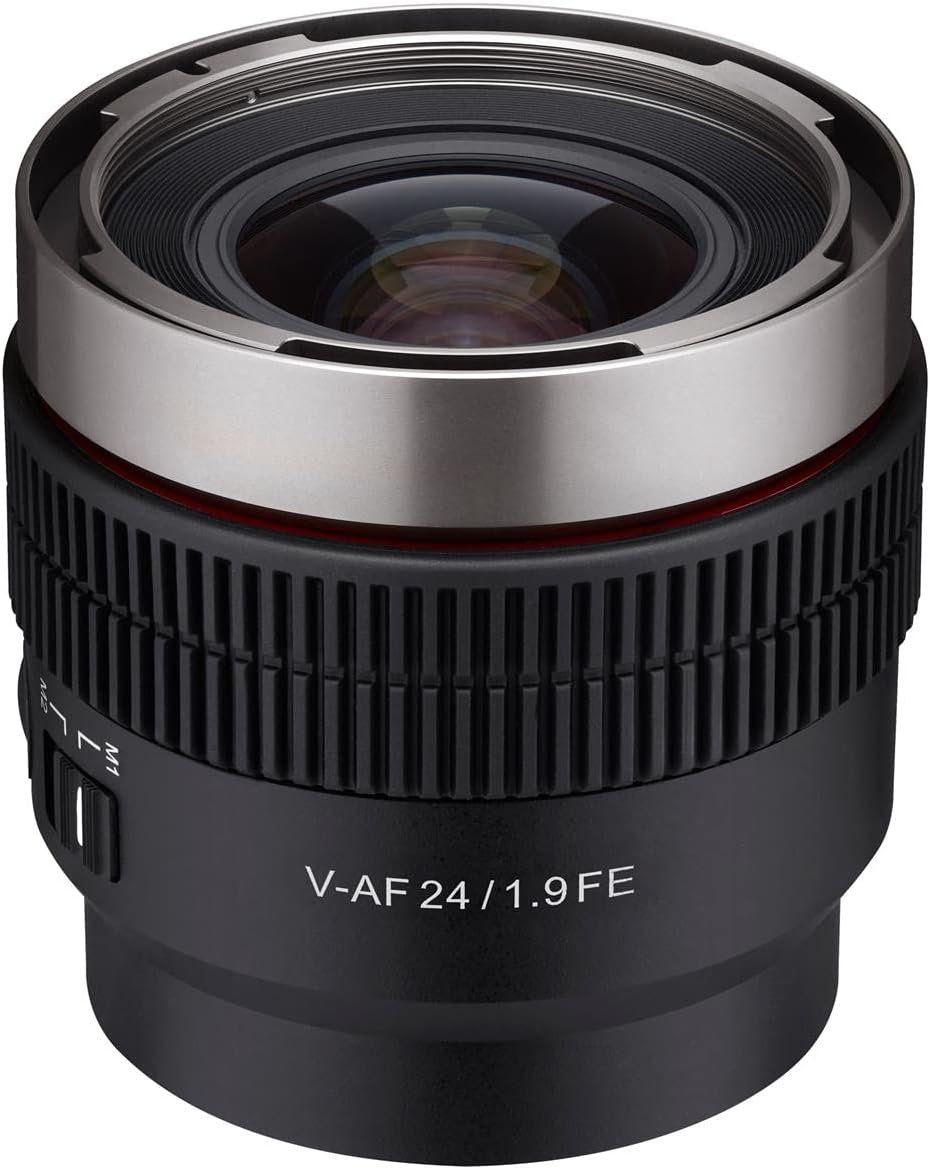 24mm T1.9 Full Frame Wide Angle Cine Auto Focus Lens for Sony E (SYCAF24-NEX)