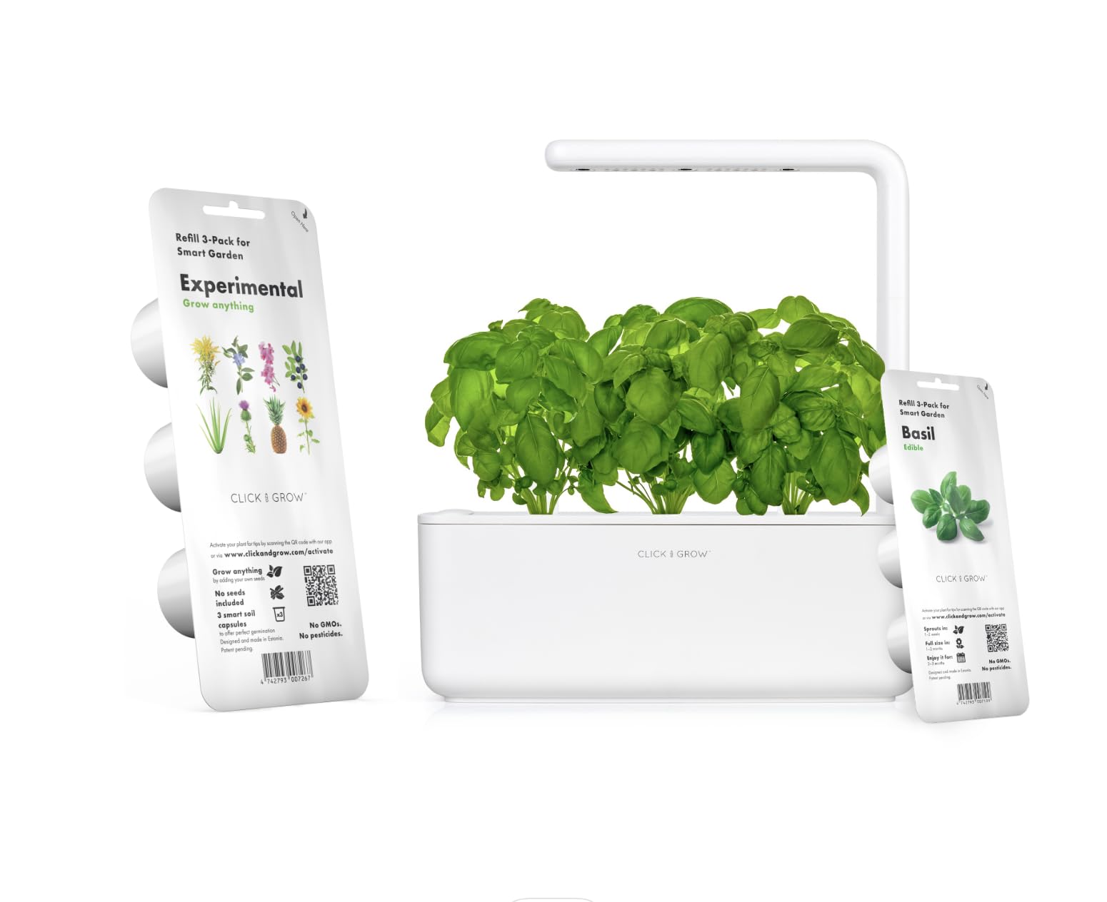 TKS POT 【蓄光】グローホワイト　3個セット Amazon.com : Click and Grow Smart Garden 3 Indoor Herb Garden with