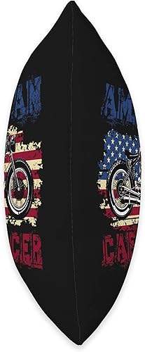 Miniatura 2 de American Cafe Racer Motorcycle Apparel and Merch American Cafe Racer Biker Men Women Adult Teens Boys Girls Throw Pillow, 16x16, Multicolor
