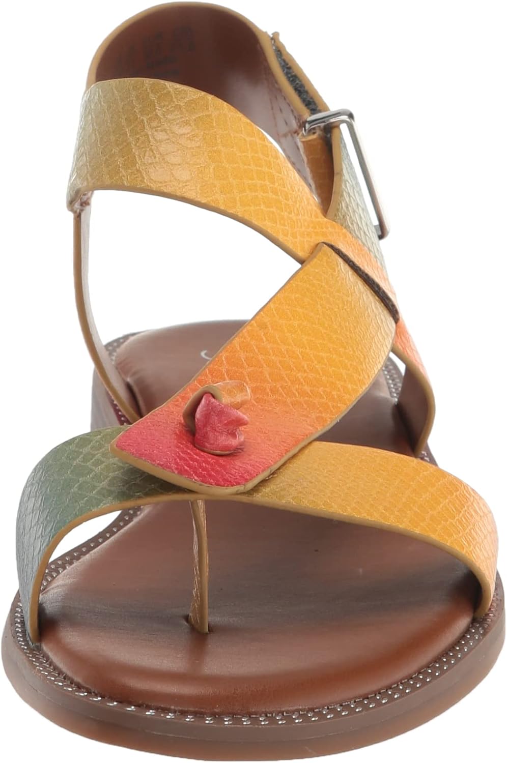 Franco Sarto Women's Glenni Sandal 7.5 Multi