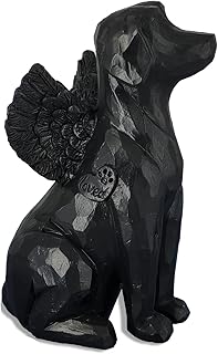 Angel Dog Figurine, Dog Memorial Gifts for Loss of Dog, Pet Memorial Gifts for Dogs, Dog Remembrance Gift, Loss of Dog Sympathy Gift, Pet Loss Gifts, Bereavement Gifts, Dog Statue with Angel Wings