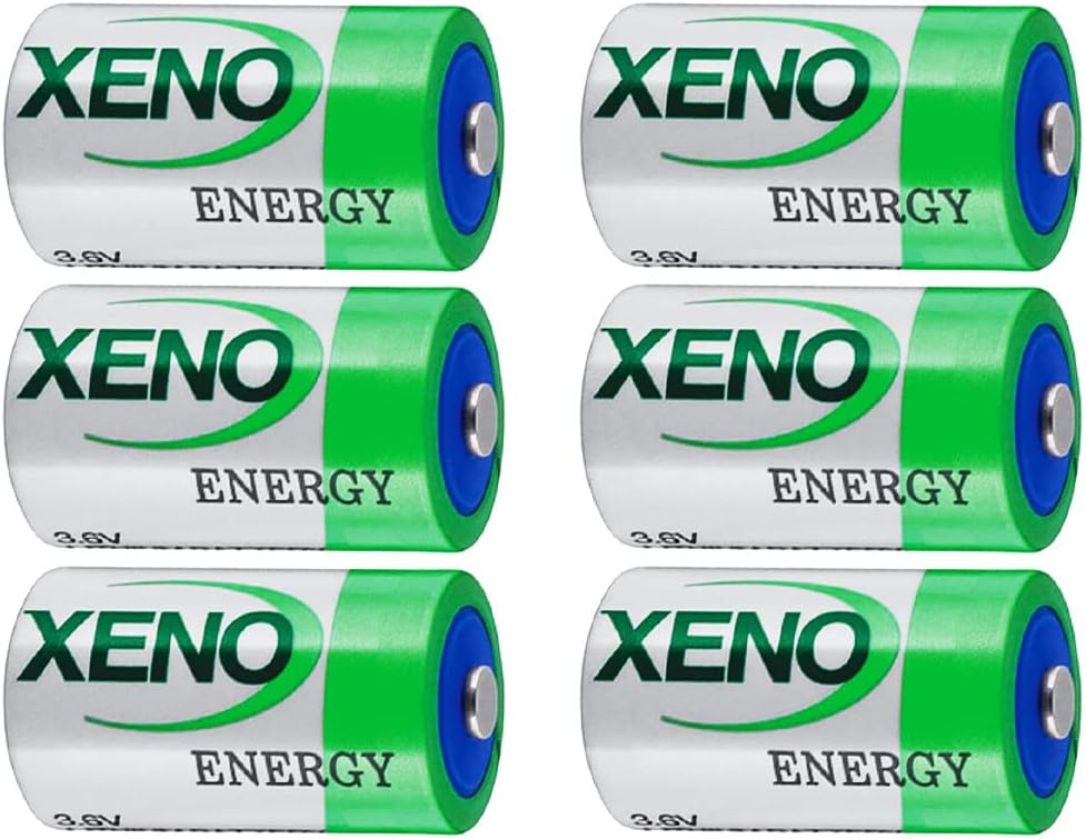 <6 Pack> xl-205f d std 3.6v Lithium Thionyl Chloride Battery for Xeno Energy XL-205F Battery