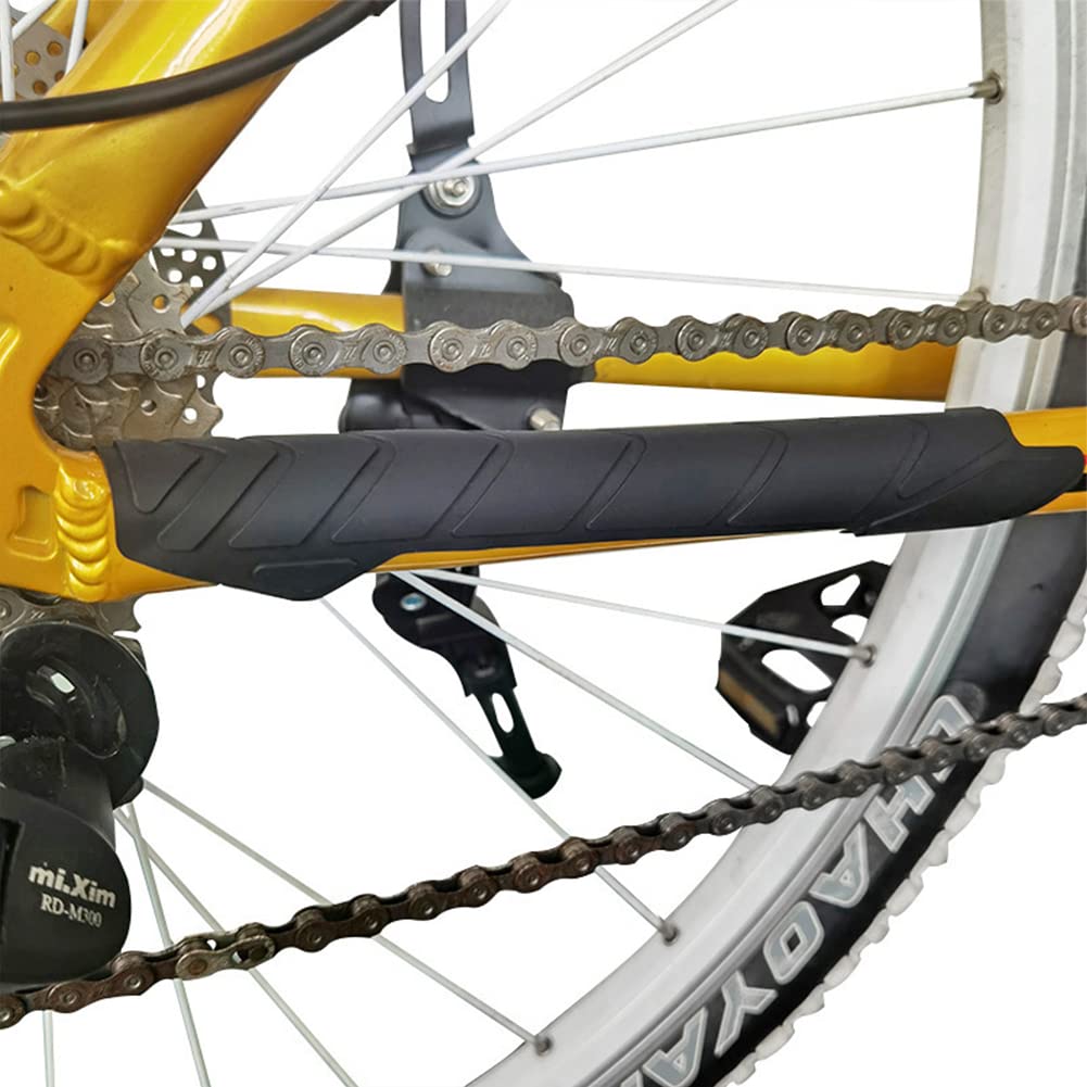 Protezione base per catena - Protezione di base adesiva trasparente per mountain bike e bici da strada Protezione base per catena - Protezione di base adesiva trasparente per mountain bike e bici da strada