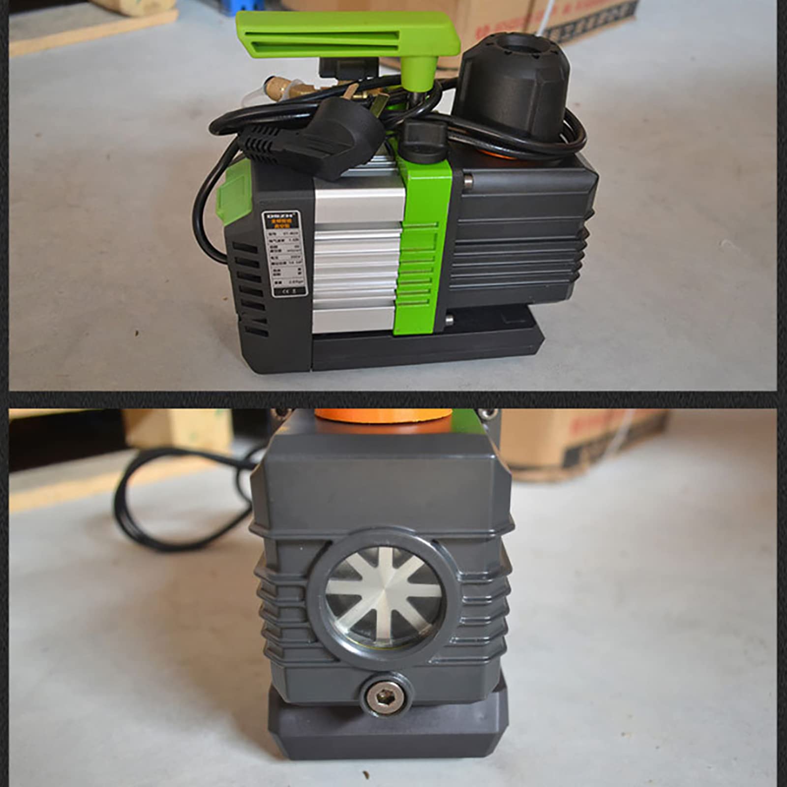ST-M2S Vakuumpumpe – 4,5 M³/h, 60 Mikrometer Endvakuum, 1/4 PS, Einstufig, Bürstenloser Motor, Für Kältetechnik