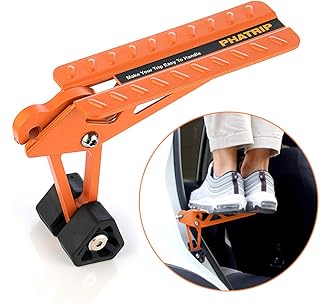 PHATRIP Auto Türstufe Klappbare Autotür Pedal Klappleiter für Autos Unkompliziert aufs Dach Zu Kommen Universal Doorstep P...