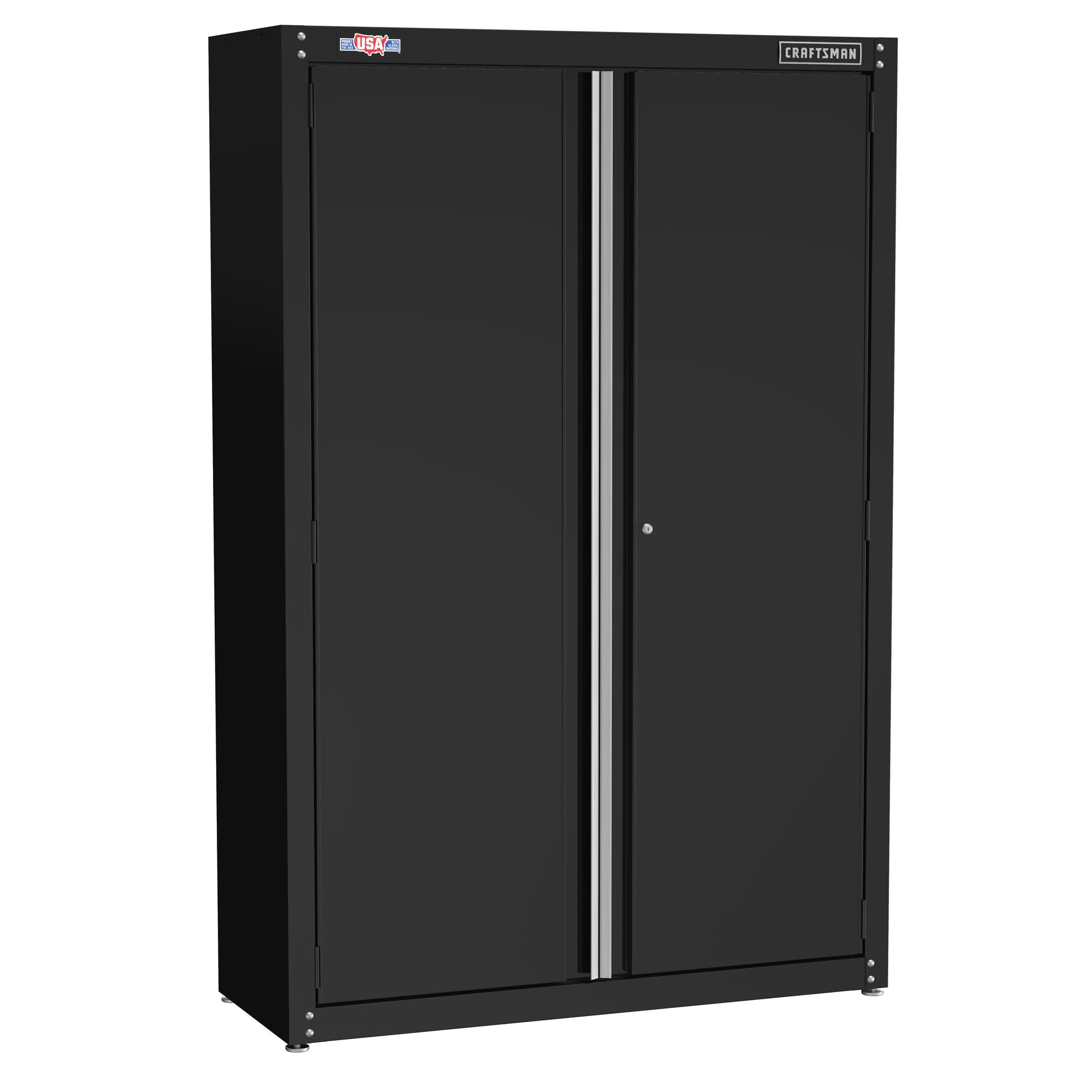 CRAFTSMAN Metal Garage Storage Cabinet, Floor Cabinet, 48 Inch (CMST24800BK)