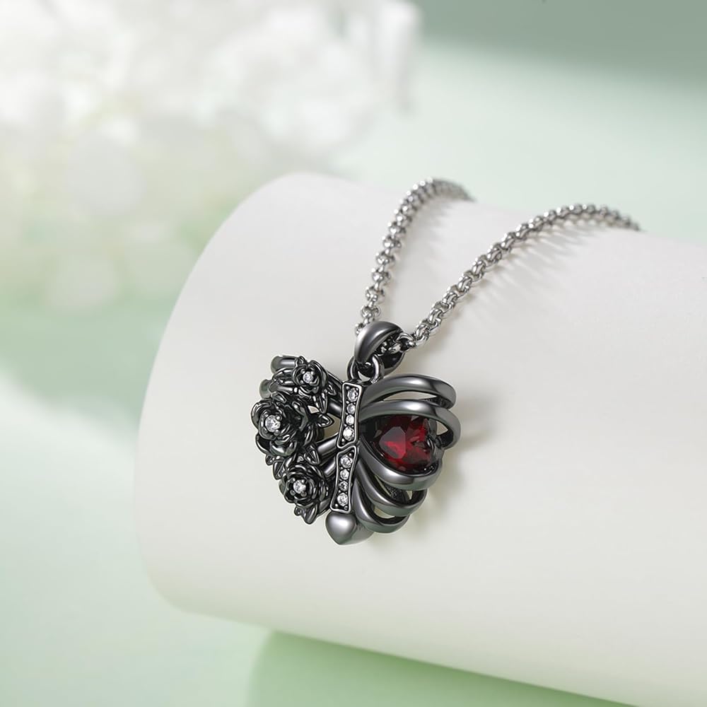 アクセサリー DEPT VTOPIA GIVEN HEART NECKLACE / black BLACK HEART