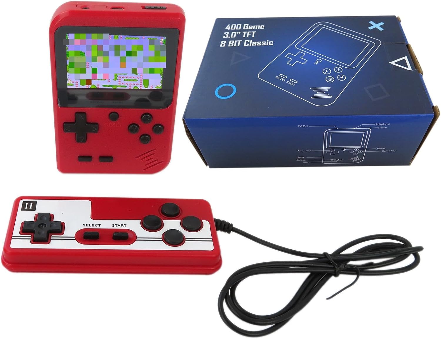 Rechargeable 400 in 1 Video Handheld Game Console Retro