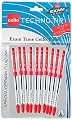 Cello Technotip Ball Pen - Pack of 10 (Red)