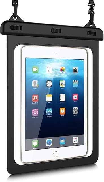 HopMore Waterproof Case for iPad Samsung Huawei,Tablet Case Water Resistant Protective Case for New iPad Pro 9.7, iPad Air/Air 2, Huawei MediaPad T3 / M3 Lite 10,Galaxy Tab A 9.7 (8.1-10.5 inch)