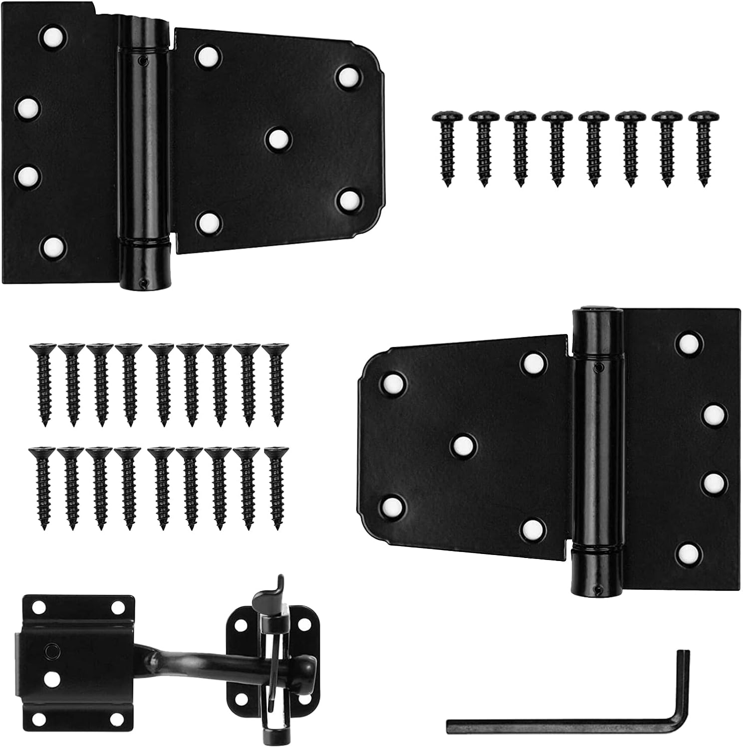 Gate Latch KitUsumairu Fence Gate Hardware Set,2 Pcs 3.5