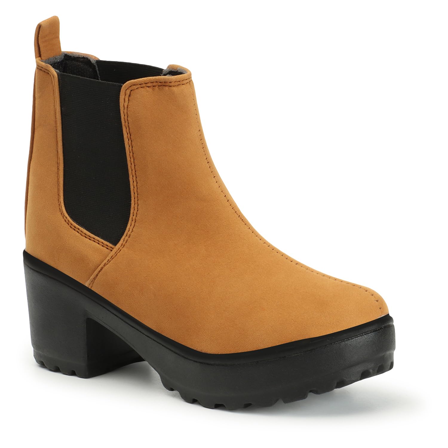 THE ALL WAY Slip-On Ankle Length Boots for Women/Casual Boots for Women Tan (B0CHMS9ZJK) Amazon Price History, Amazon Price Tracker