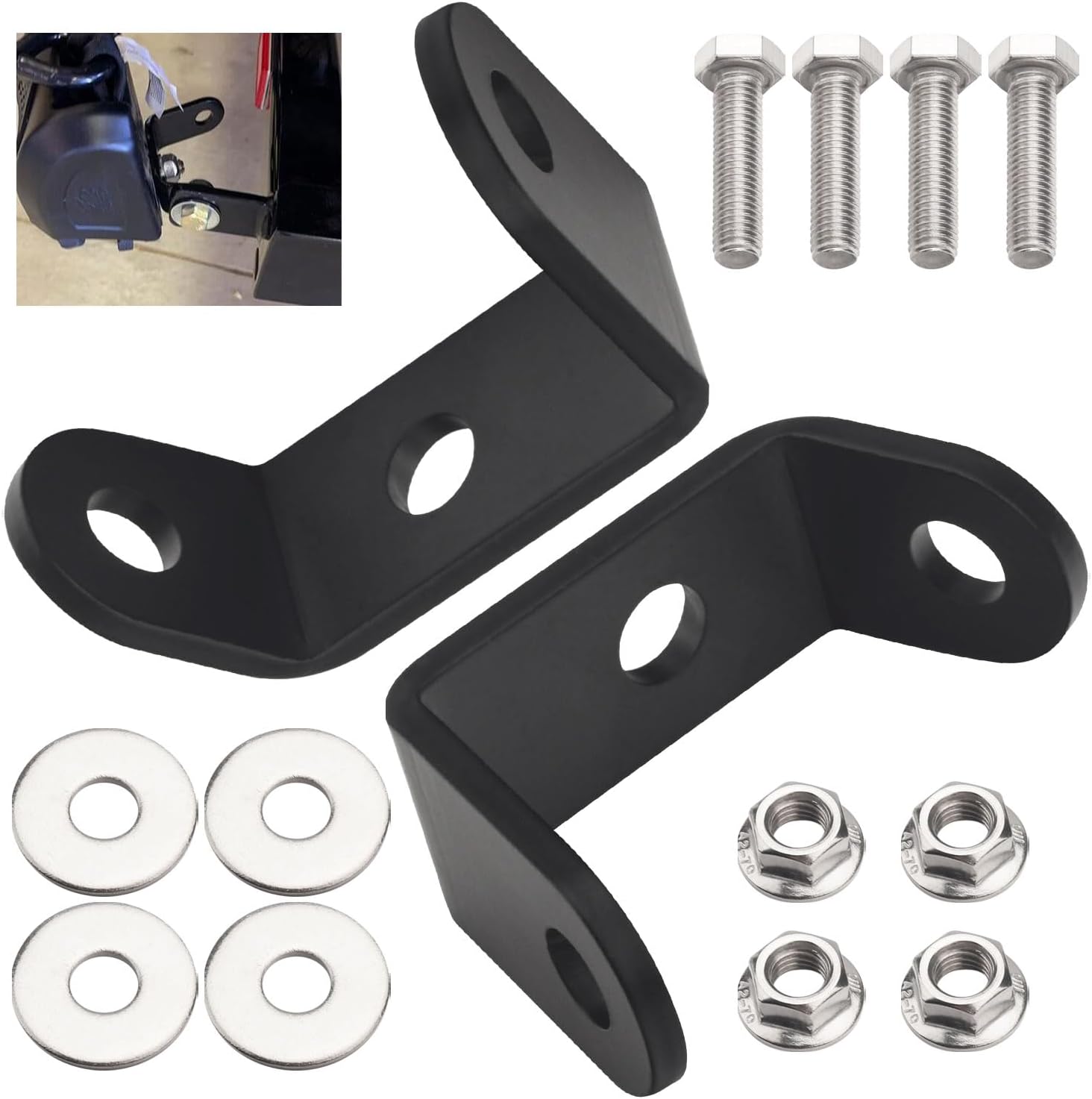 Universal Mounting Bracket Kit for BoatBuckle G2 Retractable Ratchet TieDown Straps