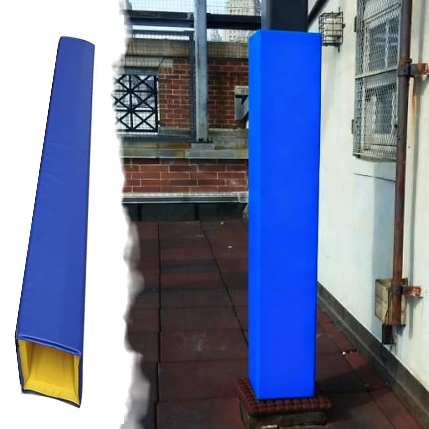 Pole Padding Foam Protector for Sports, Garage, Canopy Poles, Punching Bags, Car Protection - 6ft Outdoor Cushioning