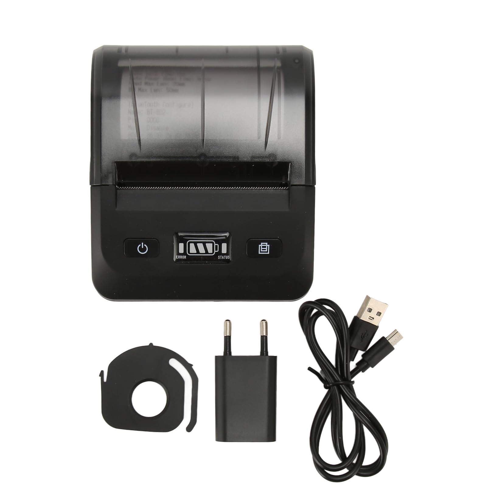 Termiczna Drukarka pokwitowań Bluetooth, Drukarka Termiczna 80 Mm, Obsługa ESC POS, Drukowanie z dużą prędkością, Drukarka pokwitowań Bill POS, Drukarka Etykiet Wysyłkowych, dla