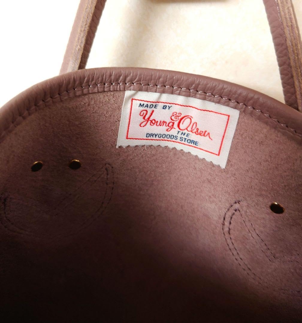 Amazon.co.jp: ヤングアンドオルセン エンボスレザートートm 限定 別注