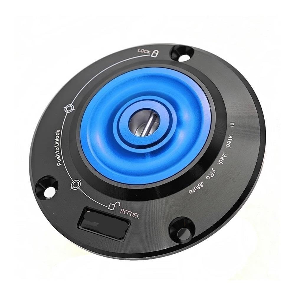 Moto TapóN DepóSito Gasolina Tapa Depósito Combustible Con Llave Y Cerradura Para Ho&n&da CB500X CB500F CBR500R 2016-2025 CBR650R CB650R 19-23 CBR650F CB650F 14-18(Blue)
