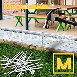 Mototeks Turf Nails 6' Stakes Galvanized for Artificial Turf Fake Grass Synthetic Lawn (500)