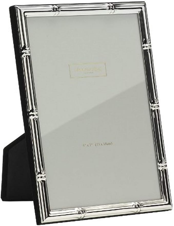 Addison Ross, Photo Frame, 4x6, Silver Plate Bamboo, 4 x 6 Inches Single Frames