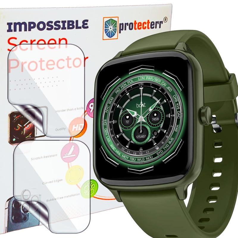 Image of Screen Protector Guard For Boat Wave Style call (1.69 inch inch) Smartwatch (2 pack) - (NOT A TEMPERED GLASS)