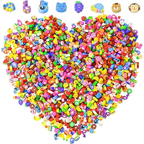 Oomcu 1200 PCS Mini Novelty Erasers Collection Cover