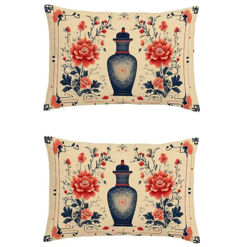 Coussin extérieur imperméable 60x80 lot de 2 bleu marine rectangulaire