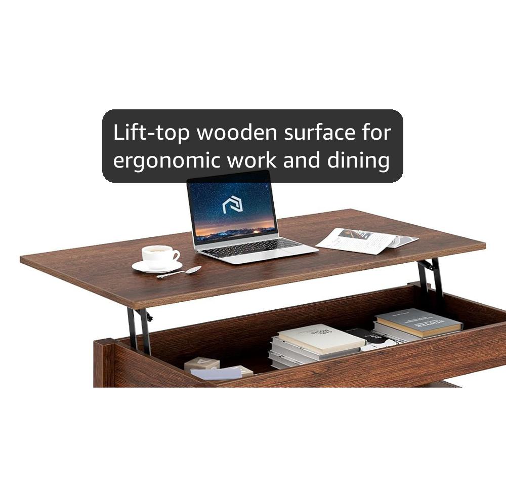 Amazon.com: Rolanstar Coffee Table, Lift Top Coffee Table with