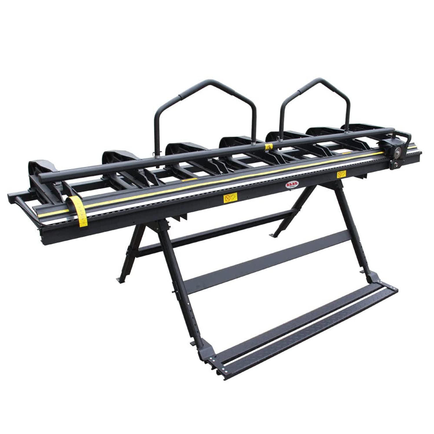 KAKA INDUSTRIAL Siding Brake,8.5ft. 24-Gauge (0.024 Inch) Roof Repair Sheet Metal Bender with Roller Knife,1-180° Bending Angle,Mild Steel &Aluminum