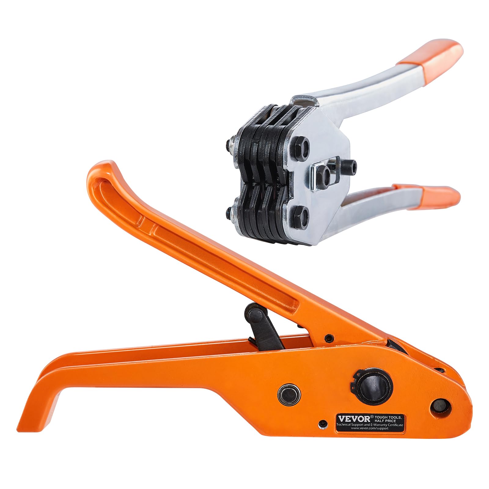 VEVOR Kit di reggiatura con tenditore, strumento sigillante, fascia in PP lunghezza 3280 piedi, 1000 sigilli metallici, kit di reggiatura per imballaggio per pallet