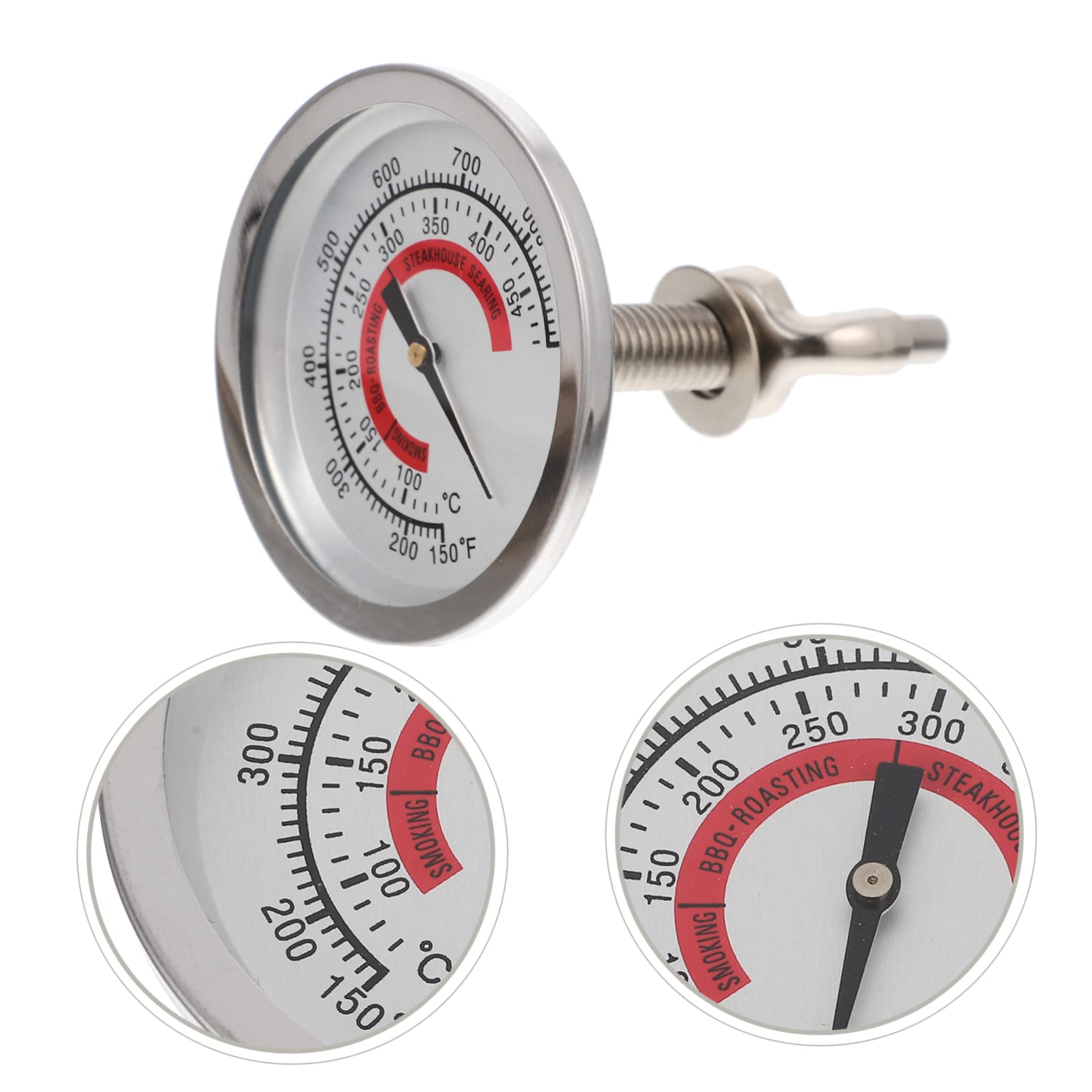 NULYLU Durable for Internal Oven Gauge Food Thermometer Temperature Probe Grill Gauges Oven Temperature Tester Cooking Temperature Gauge Temperature Stove