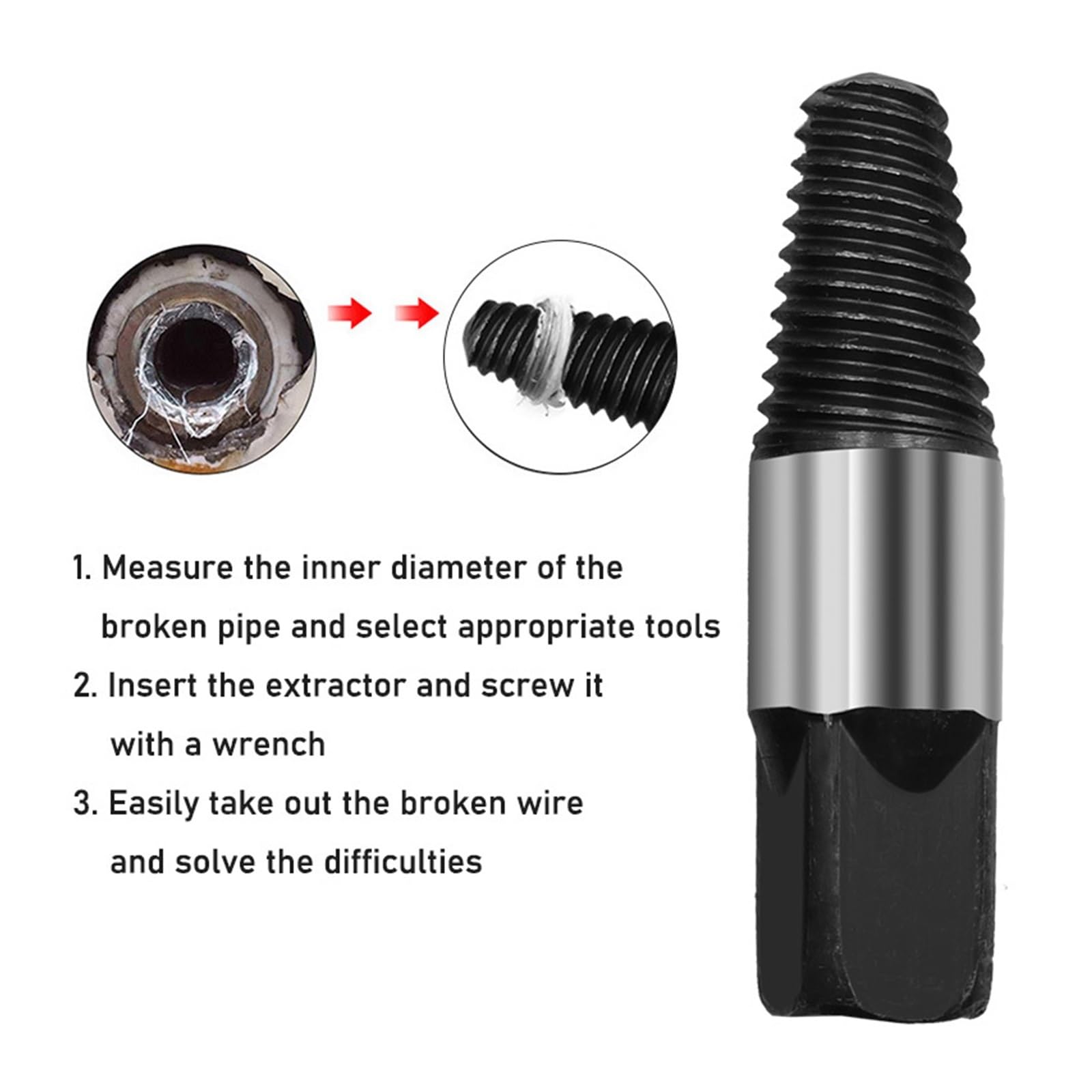 Amazon.co.jp: 8 個のネジ抽出ドリルビット壊れたドライバーガイド