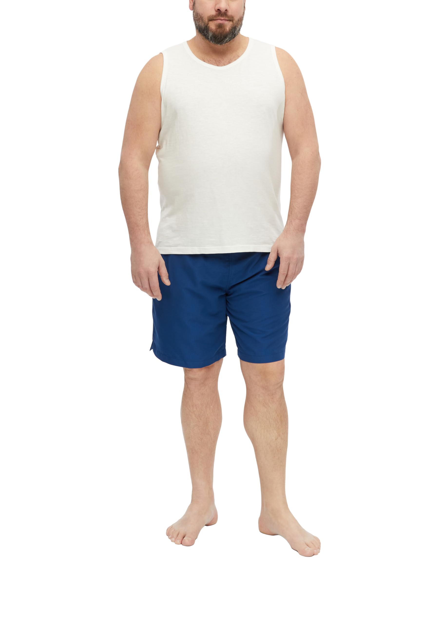 s.Oliver Men's 2181366 Swimming Shorts (Pack of 1), Blue, 3XL