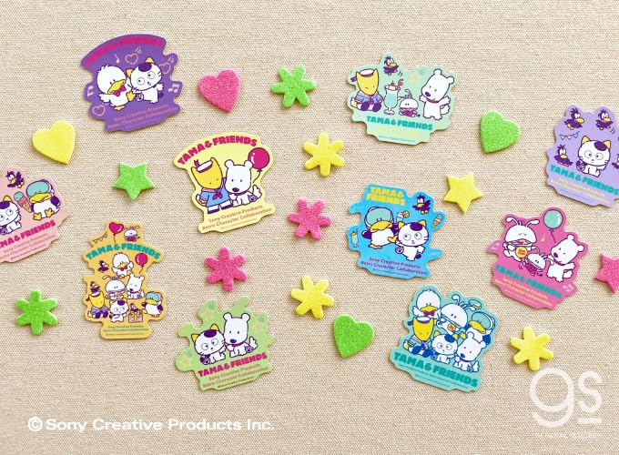 Amazon.co.jp: タマ＆フレンズ ダイカットステッカー タマ＆ポチ