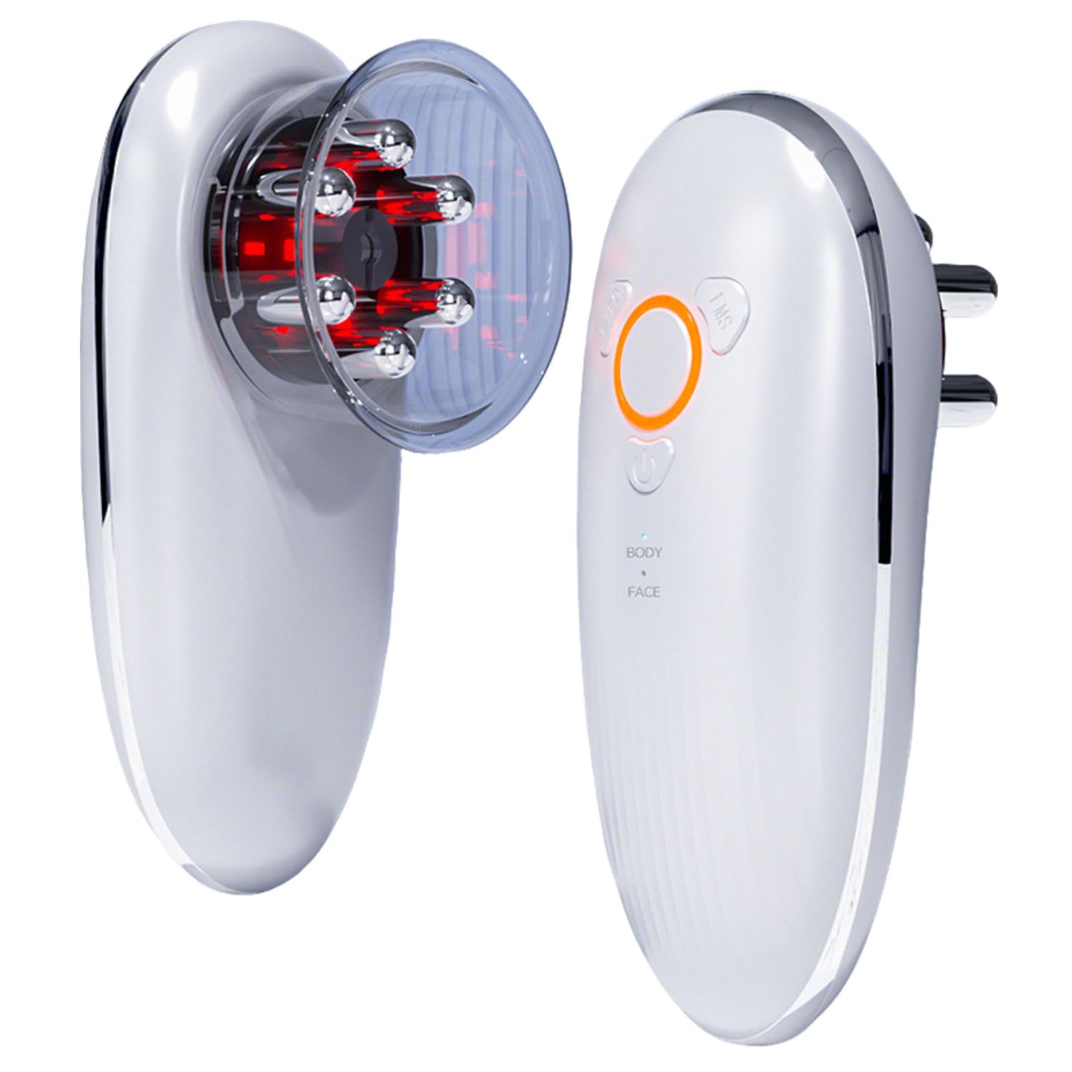 Masajeador de Celulitis y Flacidez, Masajeador de Ventosa Electrico, Dispositivo de Masaje de Ventosa con Masaje de Vacío EMS Luz Roja Para Facial Y Corporal Lifting Anticelulitico Reductor
