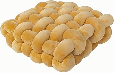SZJIAHTM Soft Knotted Square Stuffed Plush Pillows Creative Waist Cushion Pillow Cute Throw Plush Pillow for Home Sofa Car Office Party Favors Gift