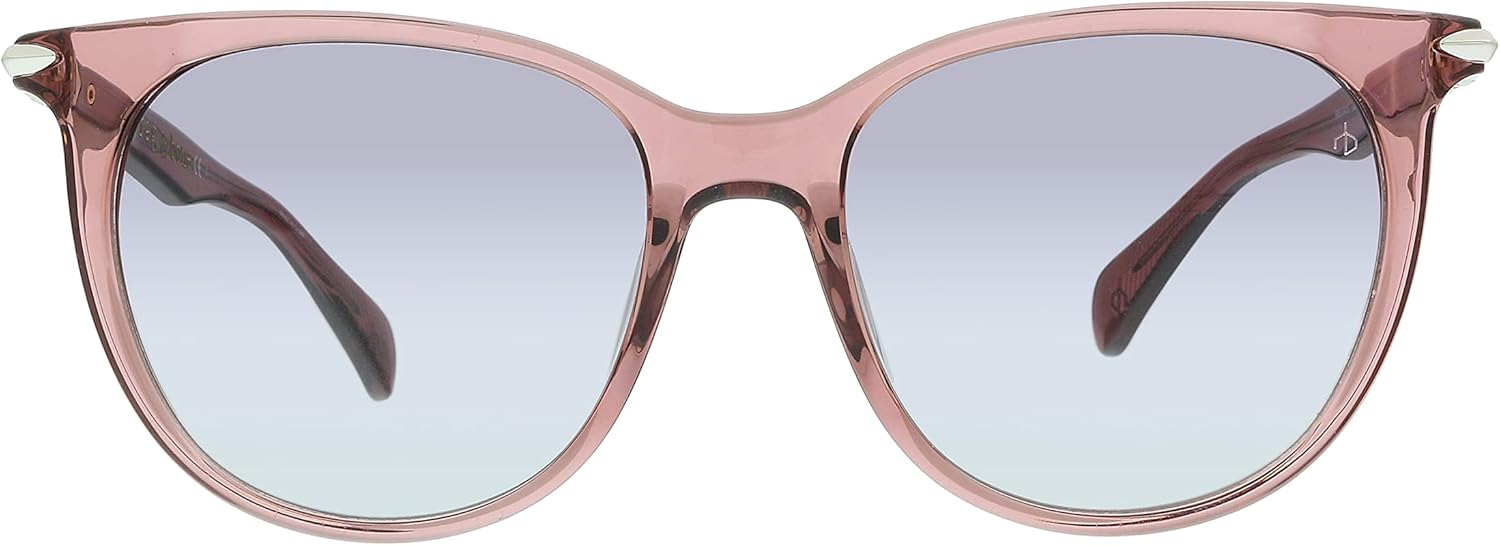Rag & Bone 1040/S Sunglasses - Red Dark Gray Gradient Oval 53mm New & Authentic